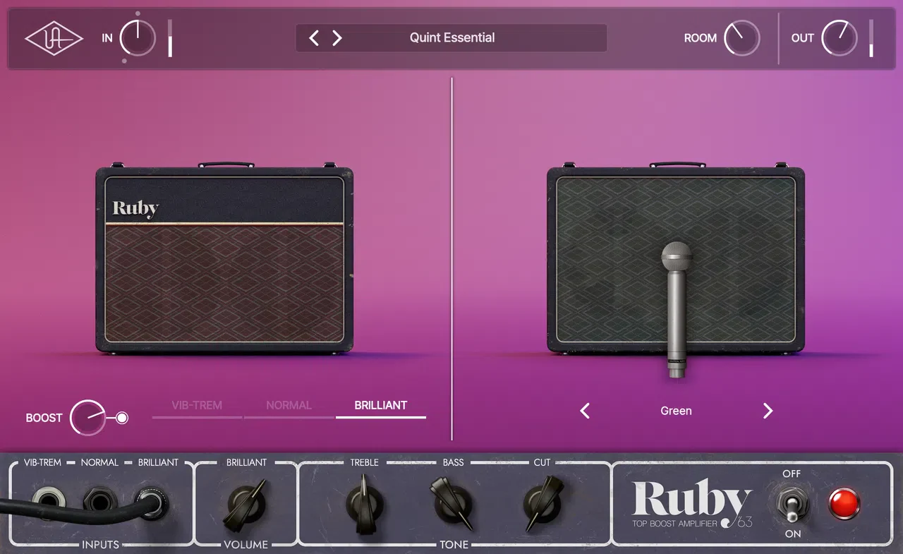 Universal Audio UAD Ruby '63 Top Boost Amplifier - Image 3